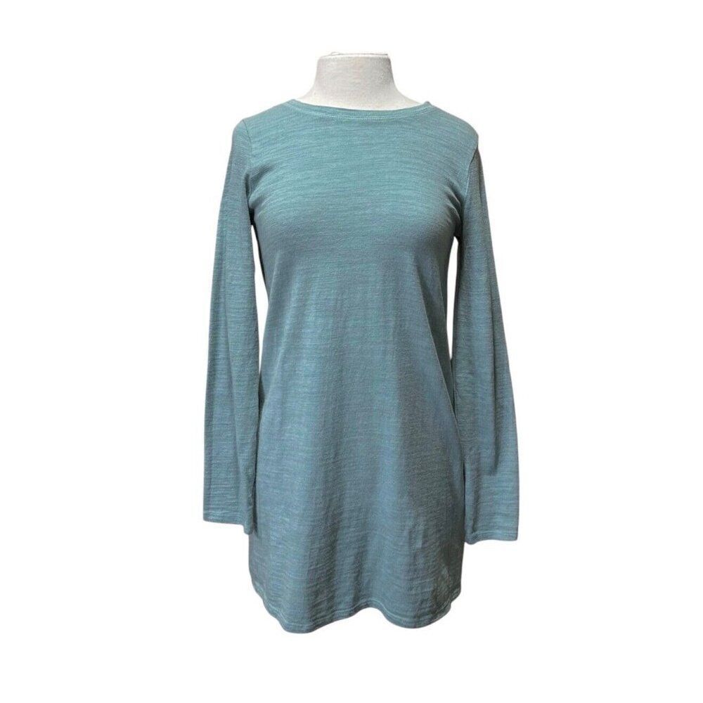 CP Shades Mercedes Cotton Mini Dress Blue Green